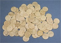 (93) Antique Carved Bone Game Chips