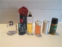 ASSORTED PARFUMES, SPRAYS-NEW & USED