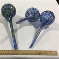 3 watering globes