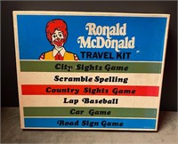 1970’s Ronald McDonald Travel Kit Car Game