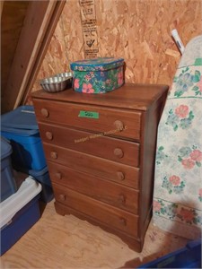 Five Drawer Vintage Dresser