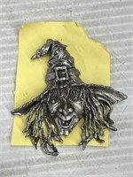 Witch decorative pin