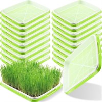 50 Pcs Seed Sprouter Tray with Drain Holes