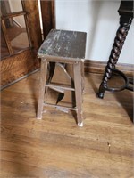 Vintage fold away step stool