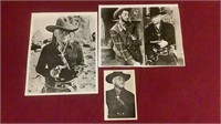 Vintage William Boyd (2) 8x10 Photos & Postcard