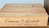 Chateau Ste. Michelle Vineyard & Winery Wood Box