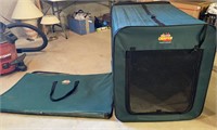 Canine camper portable tent crate - large