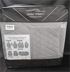 GIANT PANDA Pu Leather Car Seat Covers Full Set
