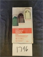 3 Ct. 3 Outlet Extension Cord NIB
