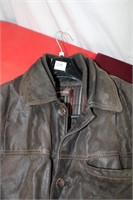 Danier Leather Jacket / Mens Lg