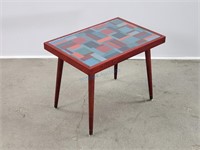 Compact Tile Top Side End Table