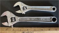 (2)ADJUSTABLE WRENCHES-ASSORTED