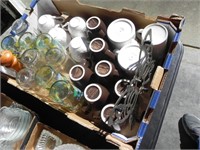 Box Lot of Drinking Glasses, Cups, Etc.