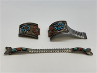 Sterling Silver Native American Bracelet.