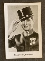 MAURICE CHEVALIER: Antique Tobacco Card (1931)