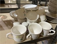 Set of Japan Porcelain Saucers and Cups