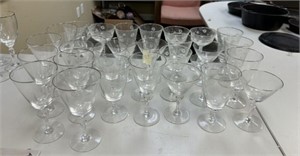 Collection of Crystal Stemware