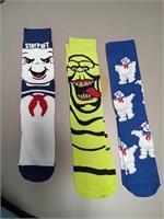 3pk Ghostbusters Socks *UNKNOWN SIZE*
