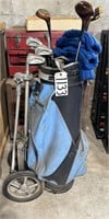 Golf Clubs Macgregeor Mark II w Bag & Cart