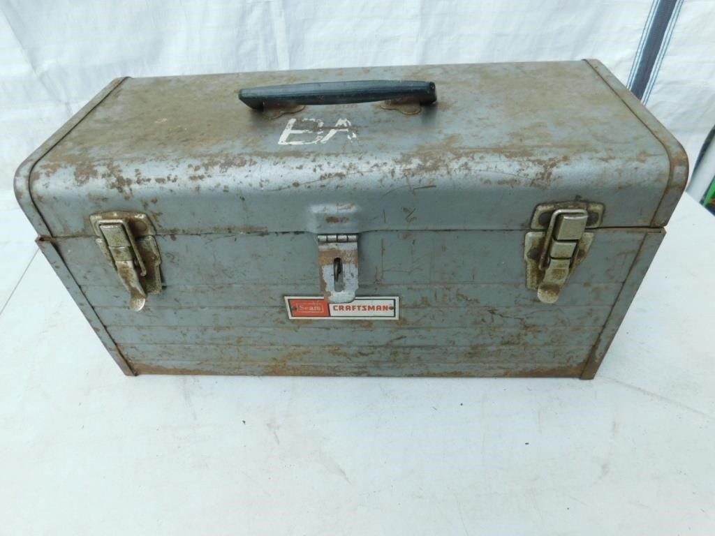 Sears Craftsman tool box with tray.