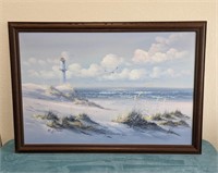 Seascape K. Gorman Oil Painting
