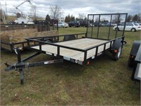 2015 Currahee 12'x6' S/A Tagalong Trailer