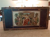 Fantastic Antique Zerlina cigar box with a f