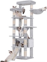 $150  Tall Cat Tree for Large Cats 78"