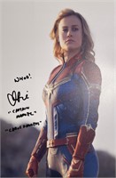 Autograph COA Captain Marvel Photo