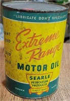 EXTREME RANGE MOTOR OIL FULL TIN CAN