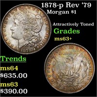 1878-p Rev '79 Morgan $1 Grades Select+ Unc