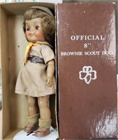 VTG OFFICIAL 8IN BROWNIE SCOUT DOLL