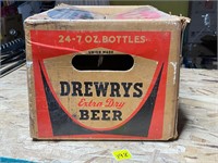 Vtg Drewrys Extra Dry Beer Box only