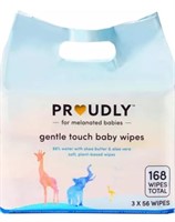 PROUDLY COMPANY Gentle Touch Baby Wipes - 168ct