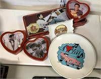 Elvis Presley Tins and Plates