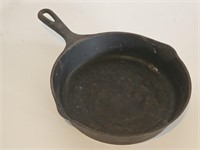 VTG CAST IRON TWO POUR PAN-SHOWS ? ON BACK