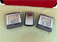 3 DIGITAL THERMOMETERS - WORKING