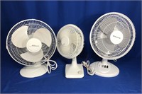 3 WOKRING TABLE FANS