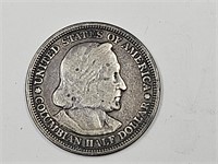1893 Chicago Half Dollar Silver Coin
