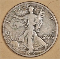 1916 Semi Key WL Half Dollar