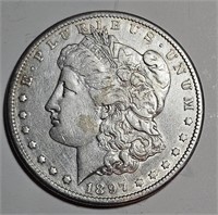 1897 s XF PlusGrade Morgan Silver Dollar -$66 CPG