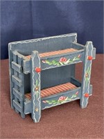 Miniature dollhouse furniture Bunk bed