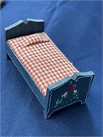 Miniature dollhouse furniture Bed