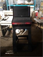 Tracker Pro Table with Computer and Software on
