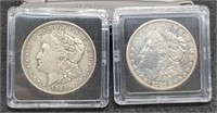 (2) 1921 Morgan Silver Dollars