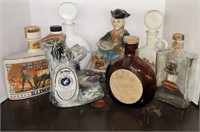 Lot w/ Vtg Decanters incl Old Forester, Adams 1st