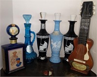 Lot w/ Vtg Decanters incl Jim Beams Choice, Mr