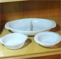 Fire King, anchor hocking and Pyrex dishes