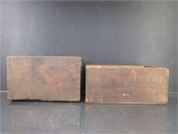 Lot of (3) Early Wooden Shipping Crates