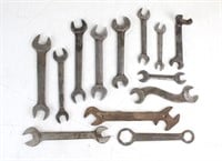 Lot of (13) Large Vintage Wrenches